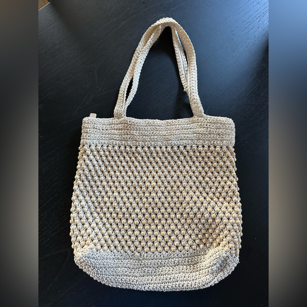 Madewell Beaded Crochet Tote
